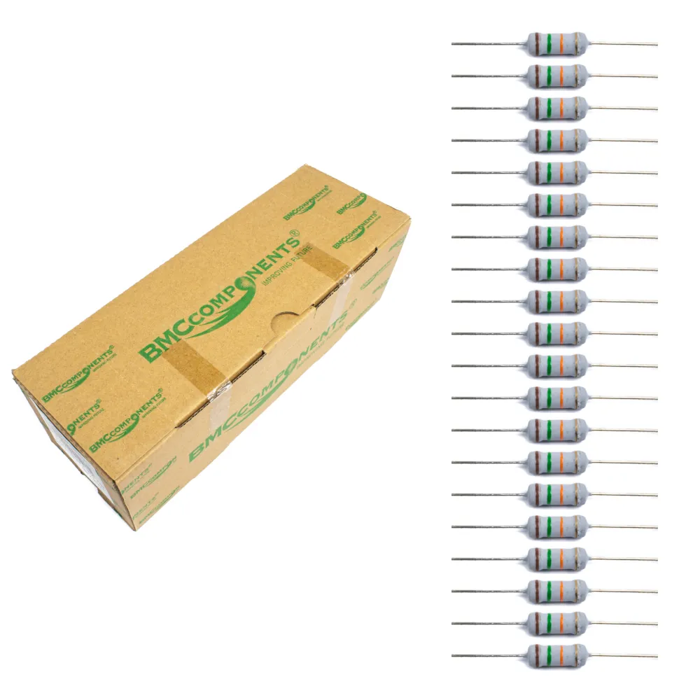 12 ohm 5% 1 Watt Resistor (Box of 1000) - MOF