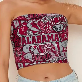 Alabama Collage Tube Top