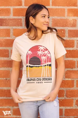 Alpha Chi Omega Tulum Tee