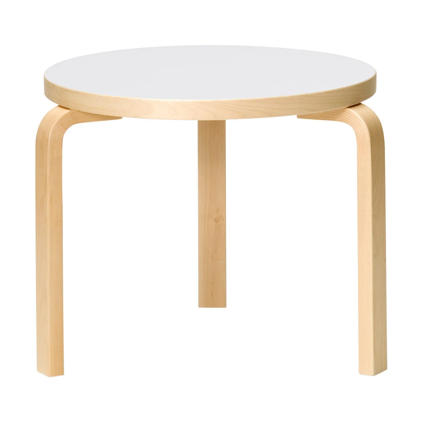 Artek Aalto Side Table 90D - White