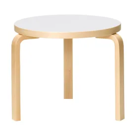 Artek Aalto Side Table 90D - White