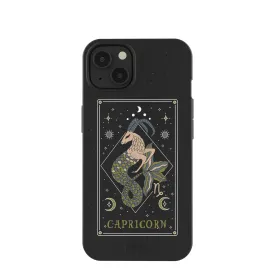 Black Capricorn iPhone 13 Case