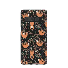 Black Jungle Sloths Google Pixel 7 Pro Case