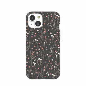 Black Night Garden iPhone 14 Case with MagSafe Module