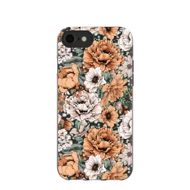 Black Peachy Peonies iPhone 6/6s/7/8/SE Case