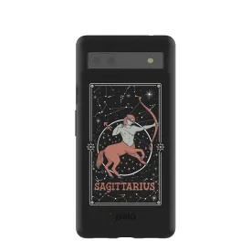 Black Sagittarius Google Pixel 6a Case