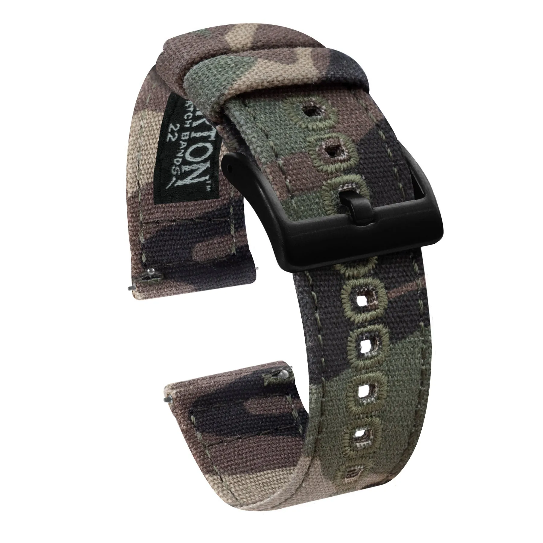 Camouflage Crafted Canvas Watch Band (18mm SALE)