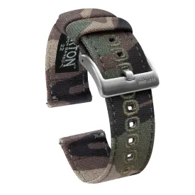 Camouflage Crafted Canvas Watch Band (18mm SALE)