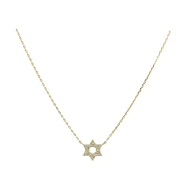 DIAMOND STAR OF DAVID NECKLACE