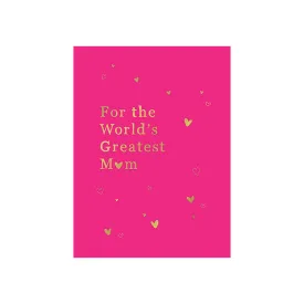 'For the World's Greatest Mum' Book