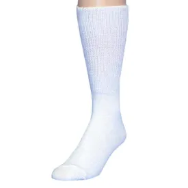 HealthTrak No-Bind Comfort Top Crew Socks - 2 Pack