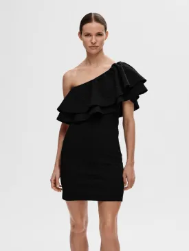 IRENA ONE SHOULDER DRESS - SELECTED FEMME