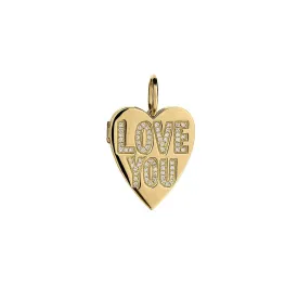 'LOVE YOU' LOCKET CHARM