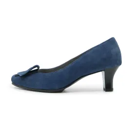 Saho Navy Balanced Heel