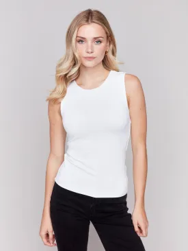 Sleeveless Super Stretch Top - White