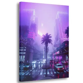 The Rainy City (Metropolis) Canvas